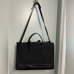 TUMI BLACK BALLISTIC NYLON PORTFOLIO BAG briefcase